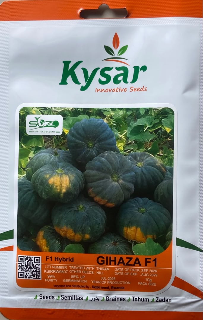 GIHAZA F1 — Vegetable Seeds supplied by SOZO Rwanda